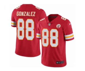 Youth Nike Kansas City Chiefs #88 Tony Gonzalez Limited Red Rush NFL Jersey