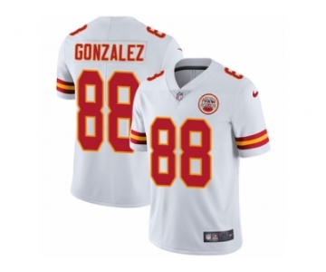 Youth Nike Kansas City Chiefs #88 Tony Gonzalez Vapor Untouchable Limited White NFL Jersey