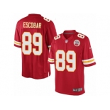 Youth Nike Kansas City Chiefs #89 Gavin Escobar Limited Red Team Color NFL Jersey