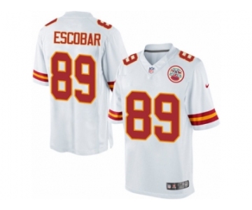 Youth Nike Kansas City Chiefs #89 Gavin Escobar Limited White NFL Jersey