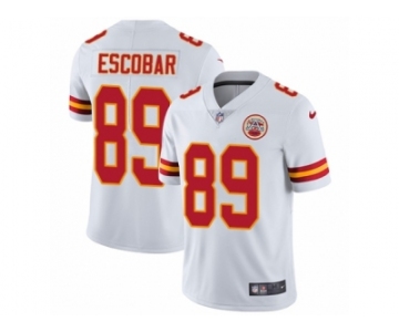 Youth Nike Kansas City Chiefs #89 Gavin Escobar Vapor Untouchable Limited White NFL Jersey