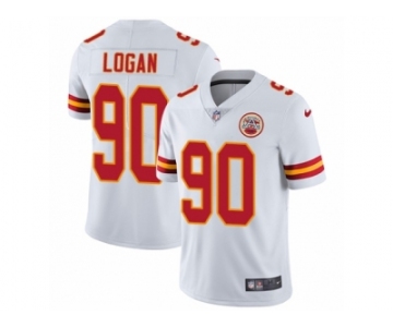 Youth Nike Kansas City Chiefs #90 Bennie Logan Vapor Untouchable Limited White NFL Jersey