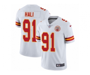 Youth Nike Kansas City Chiefs #91 Tamba Hali Vapor Untouchable Limited White NFL Jersey