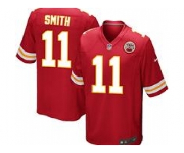 nike youth nfl jerseys kansas city chiefs #11 smith red[nike]