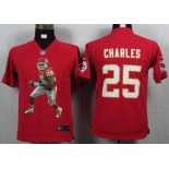 nike youth nfl jerseys kansas city chiefs #25 charles red[portrait fashion]