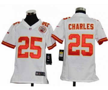 nike youth nfl jerseys kansas city chiefs #25 charles white[nike]