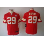 nike youth nfl jerseys kansas city chiefs #29 berry red[nike limited]