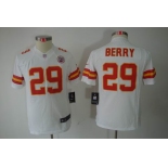 nike youth nfl jerseys kansas city chiefs #29 berry white[nike limited]