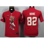 nike youth nfl jerseys kansas city chiefs #82 bowe red[portrait fashion]