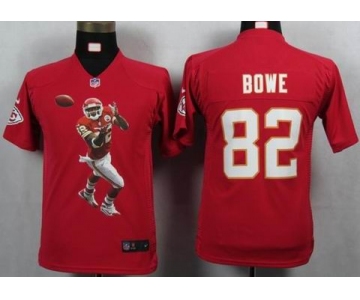 nike youth nfl jerseys kansas city chiefs #82 bowe red[portrait fashion]