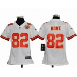 nike youth nfl jerseys kansas city chiefs #82 bowe white[nike]