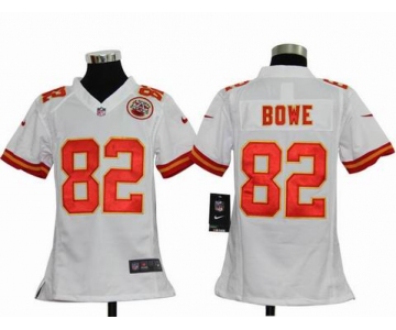 nike youth nfl jerseys kansas city chiefs #82 bowe white[nike]