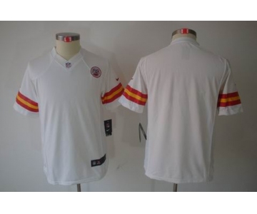 nike youth nfl jerseys kansas city chiefs blank white[nike limited]