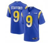 Los Angeles Rams #9 Matthew Stafford Blue 2021 Game Jersey