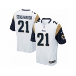 Men's Nike Los Angeles Rams #21 Coty Sensabaugh Game White NFL Jersey