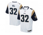 Men's Nike Los Angeles Rams #32 Troy Hill Game White NFL Jersey