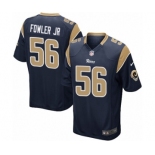 Men's Nike Los Angeles Rams #56 Dante Fowler Jr Game Navy Blue Team Color NFL Jersey