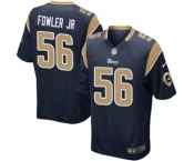 Men's Nike Los Angeles Rams #56 Dante Fowler Jr Game Navy Blue Team Color NFL Jersey