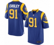 Men's Nike Los Angeles Rams #91 Dominique Easley Game Royal Blue Alternate NFL Jersey