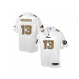 Nike St.Louis Rams #13 Kurt Warner White Men's NFL Pro Line Fashion Game Jersey