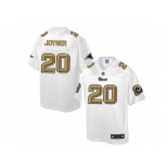 Nike St.Louis Rams #20 Lamarcus Joyner White Men's NFL Pro Line Fashion Game Jersey