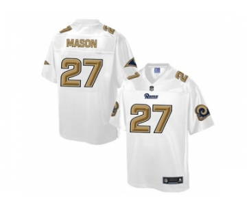 Nike St.Louis Rams #27 Tre Mason White Men's NFL Pro Line Fashion Game Jersey