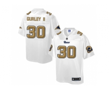 Nike St.Louis Rams #30 Todd Gurley II White Men's NFL Pro Line Fashion Game Jersey