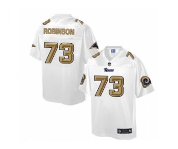 Nike St.Louis Rams #73 Greg Robinson White Men's NFL Pro Line Fashion Game Jersey