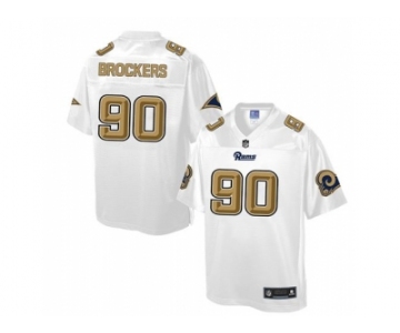 Nike St.Louis Rams #90 Michael Brockers White Men's NFL Pro Line Fashion Game Jersey