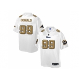 Nike St.Louis Rams #99 Aaron Donald White Men's NFL Pro Line Fashion Game Jersey