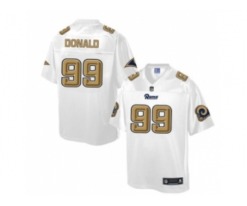 Nike St.Louis Rams #99 Aaron Donald White Men's NFL Pro Line Fashion Game Jersey