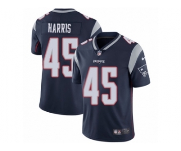 Men Nike New England Patriots #45 David Harris Navy Blue Team Color Vapor Untouchable Limited Player NFL Jersey