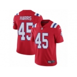 Men Nike New England Patriots #45 David Harris Red Alternate Vapor Untouchable Limited Player NFL Jersey