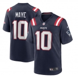 Mens New England Patriots #10 Drake Maye Nike Navy Vapor Untouchable Limited Jersey