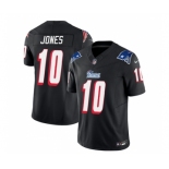 Men's New England Patriots #10 Mac Jones Black 2023 F.U.S.E. Vapor Limited Football Stitched Jersey