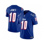 Men's New England Patriots #10 Mac Jones Blue 2023 F.U.S.E. Vapor Limited Football Stitched Jersey