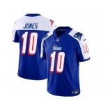 Men's New England Patriots #10 Mac Jones Blue White 2023 F.U.S.E. Vapor Limited Football Stitched Jersey