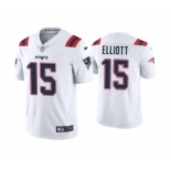 Men's New England Patriots #15 Ezekiel Elliott White Vapor Untouchable Stitched Jersey