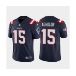 Men's New England Patriots #15 Nelson Agholor Navy Vapor Untouchable Limited Stitched Jersey