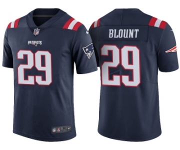 Men's New England Patriots #29 LeGarrette Blount Navy Color Rush Limited Jersey