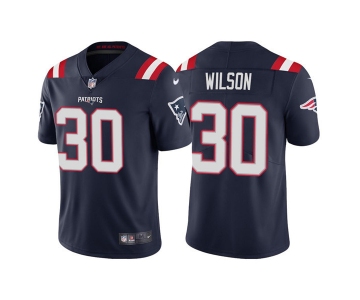 Men's New England Patriots #30 Mack Wilson Navy Vapor Untouchable Limited Stitched Jersey