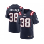 Men's New England Patriots #38 Rhamondre Stevenson Navy Limited Stitched Game Jersey