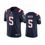 Men's New England Patriots #5 Brian Hoyer 2021 Navy Vapor Untouchable Limited Stitched Football Jersey