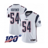 Men's New England Patriots #54 Dont'a Hightower White Vapor Untouchable Limited Player 100th Season Football Jersey