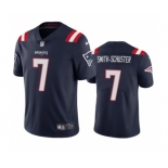 Men's New England Patriots #7 JuJu Smith-Schuster Navy Vapor Untouchable Stitched Football Jersey