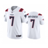 Men's New England Patriots #7 JuJu Smith-Schuster White Vapor Untouchable Stitched Football Jersey