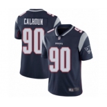 Men's New England Patriots #90 Shilique Calhoun Navy Blue Team Color Vapor Untouchable Limited Player Football Jersey