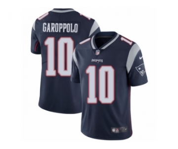 Men's Nike New England Patriots #10 Jimmy Garoppolo Vapor Untouchable Limited Navy Blue Team Color NFL Jersey