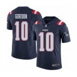 Men's Nike New England Patriots #10 Josh Gordon Limited Navy Blue Rush Vapor Untouchable NFL Jersey