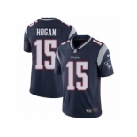 Men's Nike New England Patriots #15 Chris Hogan Vapor Untouchable Limited Navy Blue Team Color NFL Jersey